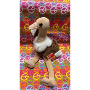 Ty Beanie Babies Stretch The Ostrich (Retired)